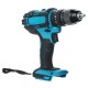 10mm Chuck Impact Drill 350N.m Cordless Electric Drill For Makita18V Battery 4000RPM LED Light Power Drills