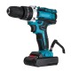 48VF Cordless Impact Electric Screwdriver Drill 25+3 Gear Forward/Reverse Switch Power Screw Driver W/ 1 Or 2 Li-ion Battery