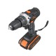 TS-ED1 Cordless Electric Impact Drill Rechargeable 2 Speeds Drill Screwdriver W/ 1 or 2 Li-ion Battery
