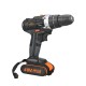 TS-ED1 Cordless Electric Impact Drill Rechargeable 2 Speeds Drill Screwdriver W/ 1 or 2 Li-ion Battery