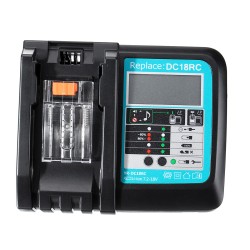 DC18RC Fast Lithium-Ion USB Battery Charger LED Display BL1830 BL1840 BL1850 For 14.4V 18V Mak!ta Battery DC18RC Fast Lithium-Ion USB Battery Charger LED Display BL1830 BL1840 BL1850 For 14.4V 18V Mak!ta Battery