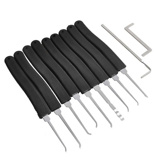 Padlock Pick Set For Locksmith Training 38/24/17/15/11/5pcs Lock Pick Practice Tools Hooks Set