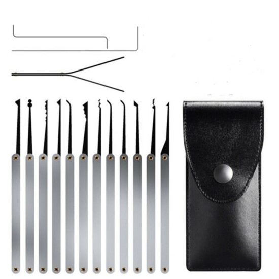 Padlock Pick Set For Locksmith Training 38/24/17/15/11/5pcs Lock Pick Practice Tools Hooks Set