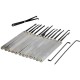 Padlock Pick Set For Locksmith Training 38/24/17/15/11/5pcs Lock Pick Practice Tools Hooks Set