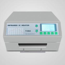 T-962 Infrared IC Heater Desktop Reflow Solder Oven BGA SMD SMT Rework Station Reflow Wave Oven T-962 Infrared IC Heater Desktop Reflow Solder Oven BGA SMD SMT Rework Station Reflow Wave Oven