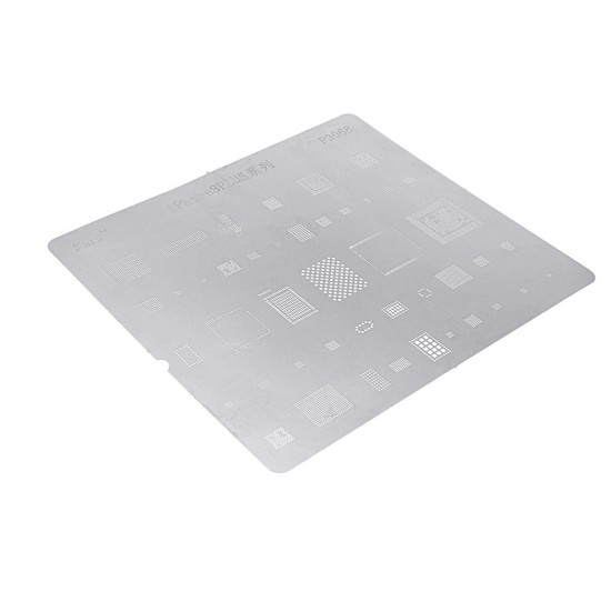 Tin Planting Net BGA Stencil CPU RAM Wifi Nand Flash Baseband Power Amplifier Audio IC Reballing Chip Pin Solder Heat Template for iPhone