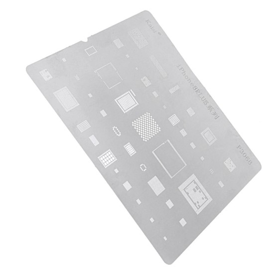 Tin Planting Net BGA Stencil CPU RAM Wifi Nand Flash Baseband Power Amplifier Audio IC Reballing Chip Pin Solder Heat Template for iPhone