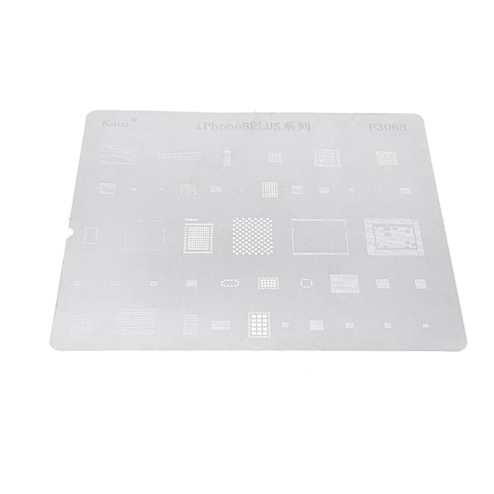 Tin Planting Net BGA Stencil CPU RAM Wifi Nand Flash Baseband Power Amplifier Audio IC Reballing Chip Pin Solder Heat Template for iPhone