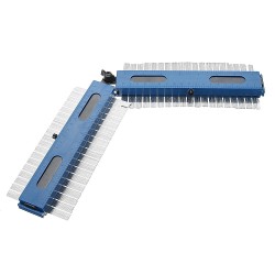 2 in 1 2x200mm Contour Gauge Profiles Copy Gauge Duplicator Wood Marking Tool Tiling Laminate Tiles Tools 2 in 1 2x200mm Contour Gauge Profiles Copy Gauge Duplicator Wood Marking Tool Tiling Laminate Tiles Tools