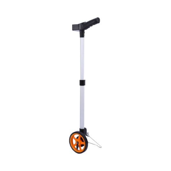 Digital Display Measuring Wheel Foldable Distance Telescopic Measure Suitable For Road Land Builders Workers