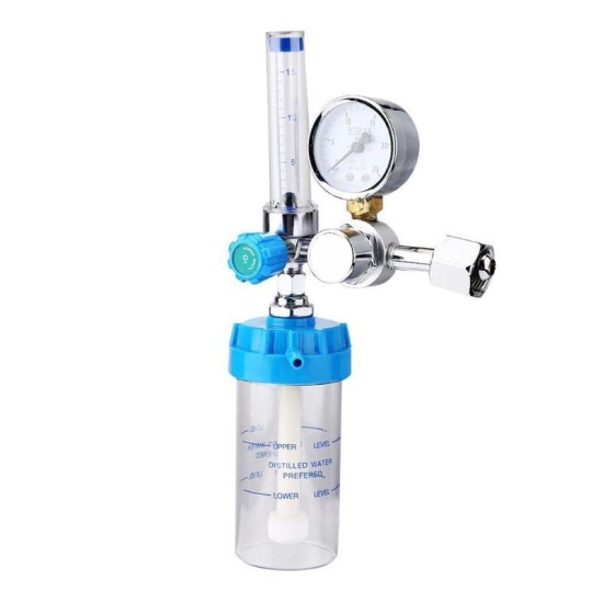 O2 Oxygen Meter Valve Body kirsite Inhaler Weld Pressure Reducing Valve Pressure Regulators Pressure Gauge