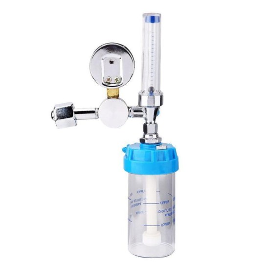 O2 Oxygen Meter Valve Body kirsite Inhaler Weld Pressure Reducing Valve Pressure Regulators Pressure Gauge