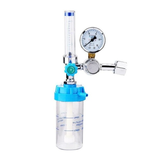 O2 Oxygen Meter Valve Body kirsite Inhaler Weld Pressure Reducing Valve Pressure Regulators Pressure Gauge