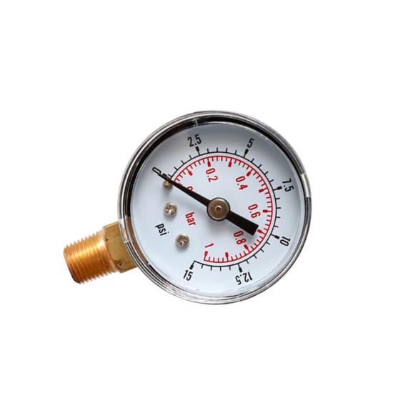 TS-Y408-15/30/60/100/160/200/300psi 52mm Dial 1/8 BSPT Pressure Gauge