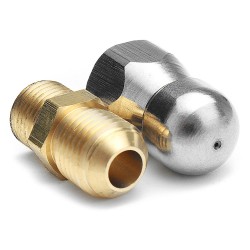 High Pressure Drain Nozzle 1 Front 3 Rear M14 Thread For Pipe Dredge Cleaning High Pressure Drain Nozzle 1 Front 3 Rear M14 Thread For Pipe Dredge Cleaning