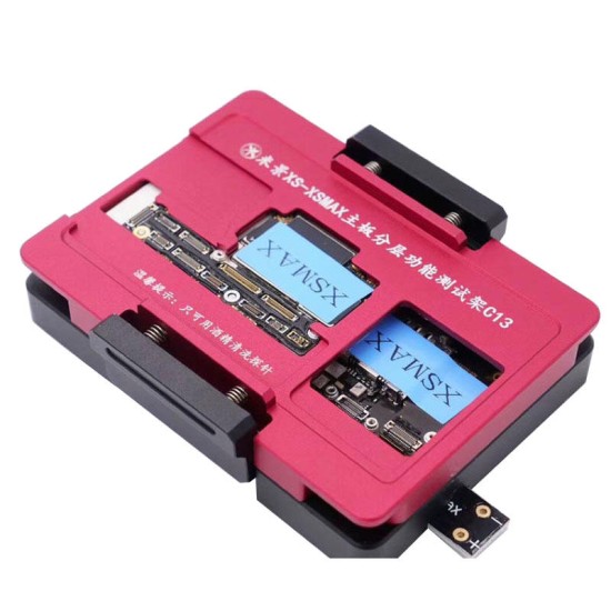 C13 Function Testing No Meed Welding Upper and Lower Main Board Tester Maintenance Fixture Phone Repair Tool for iPhone X Xs/Xs Max Board