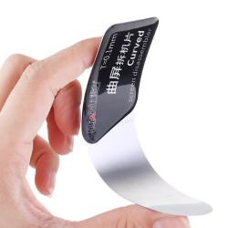 0.1mm Ultra Thin Phone Pry Spudger Disassembling Card Dedicated for Curved Screen for Samsung iOS Screen Opening Tool 0.1mm Ultra Thin Phone Pry Spudger Disassembling Card Dedicated for Curved Screen for Samsung iOS Screen Opening Tool