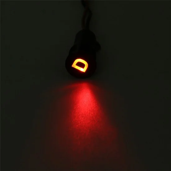 12v 16mm led dash panel warning pilot light indicator Sale - Banggood