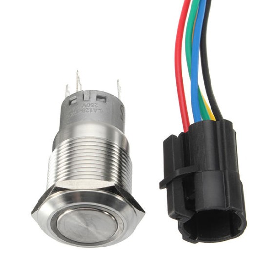 Switch Connector Socket for 16mm 19mm Push Button Switch