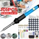 101Pcs 110V/220V 60W Electric Adjustable 200-450°C Pyrography Soldering Iron Tools for Wood Working Burning Pen Tip Kit