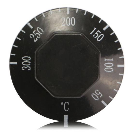 DANIU Thermostat AC 250V 16A 50-300 Degrees Temperature Controller No NC for Electric Oven