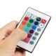 DC 12V LED Controller Remote Controller with 24 Key Remote Control RGB LED Light Strip Controller