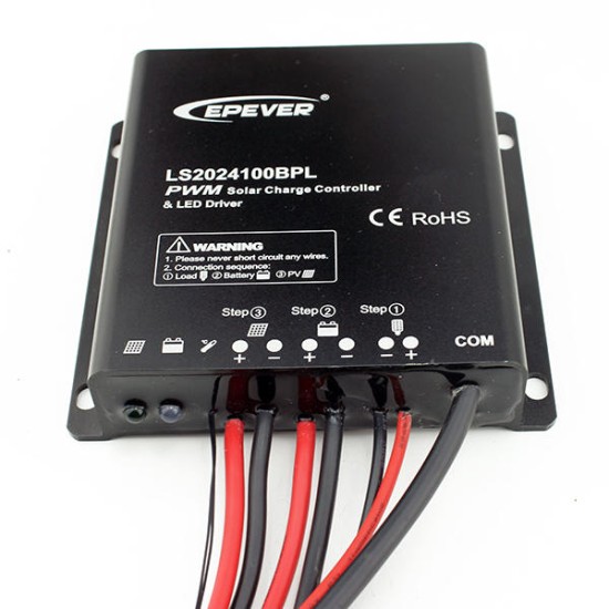 EPEVER 10A 12V 24V PWM Solar Charge Controller Timer IP67 Waterproof Led Driver Solar Charge&Discharge Constant Current Controller