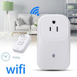 EU/US/UK Plug Wifi Cell Phone Wireless Remote Control Switch Timer Smart Power Socket EU/US/UK Plug Wifi Cell Phone Wireless Remote Control Switch Timer Smart Power Socket