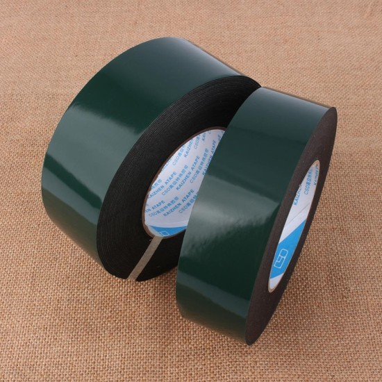 10m Double Sided Tape Strong Adhesive Black Foam Tape for Cell Phone Repair Gasket Screen PCB Dust Proof