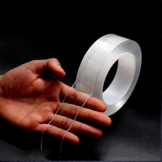 Reusable Transparent Double Sided Tape Can Washed Acrylic Fixing Tape Nano Tape No Trace Magic Car Double-sided Tape