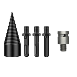 4pcs Firewood Splitter Drill Bit Chopping Wood Drill Firewood Drill Bit Chop Wood Splitting Tool 4pcs Firewood Splitter Drill Bit Chopping Wood Drill Firewood Drill Bit Chop Wood Splitting Tool