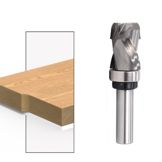 6mm/6.35mm/12.7mm Carbide CNC Router Bit Bearing Ultra-Perfomance Compression Flush Trim Milling Cutter For Wood