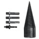 Firewood Splitter Drill Bit Round Hexagonal Shank Wood Splitting Cone Reamer