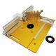 Aluminium Ally Woodworking Router Table Insert Plate Miter Gauge WorkBenches Wood Router Multifunctional Trimmer Engraving Machine