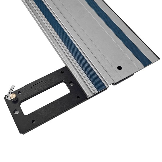 Aluminum Alloy Mini Track Saw Square Woodworking Guide Rail Square 90 Degree Right Angle Guide Plate