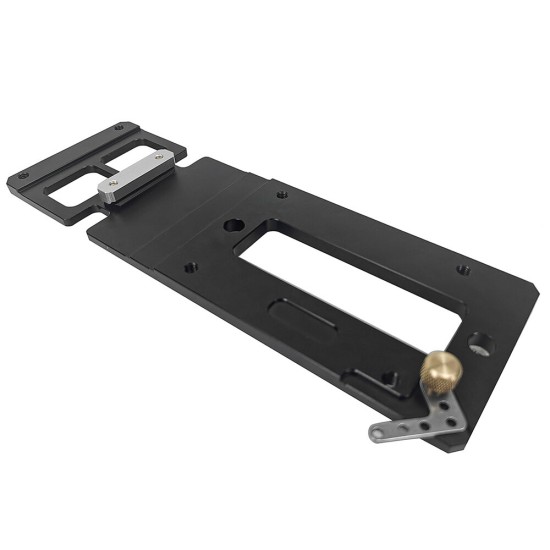 Aluminum Alloy Mini Track Saw Square Woodworking Guide Rail Square 90 Degree Right Angle Guide Plate