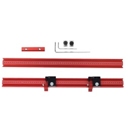Aluminum Alloy Woodworking Extension Guide Rail T-track Connector for Track Saw Rail Parallel Guide System Aluminum Alloy Woodworking Extension Guide Rail T-track Connector for Track Saw Rail Parallel Guide System