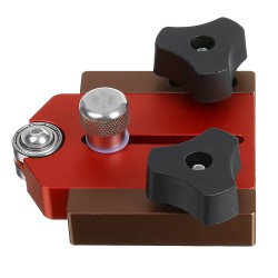 Woodworking Table Saw Fast Cutting Limit Fence Sliding Roller Workbench T Track Adjustable Positioning Fixing Tool