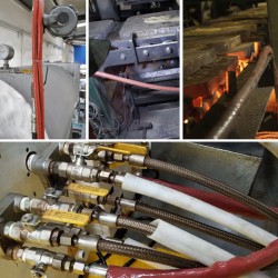 8/10/12/20mm Fibreglass Fire Sleeving 50cm Protective Heat Fire Shield Silicone Hose 8/10/12/20mm Fibreglass Fire Sleeving 50cm Protective Heat Fire Shield Silicone Hose