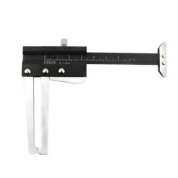 0-60mm Tire Ruler Brake Disc Thickness Gauge Tool Depth Gauge Measuring Ruler 0-60mm Tire Ruler Brake Disc Thickness Gauge Tool Depth Gauge Measuring Ruler