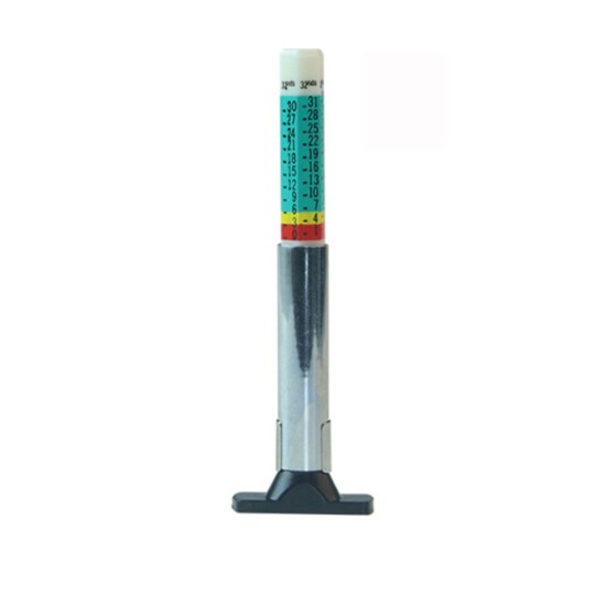 Metric Standard Measures Tester Car Bike Motor Truck Check Tester Tyre Tread Depth Gauge