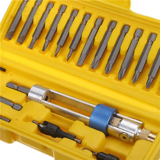 20pcs 1/4 Inch Hex Shank Drill Screwdriver Bit Driver Swivel Head Quick Change Tool