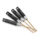 4pcs 1.5/2.0/2.5/3.0mm Hex Screwdriver Bit HSS Titanium Coated Screwdriver