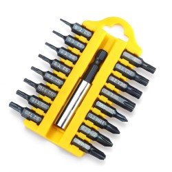 1/4 Inch Hex Shank 17 In 1 Screwdriver Bits Alloy Steel Connecting Rod Cross Slotted Hexagon Socket Screwdriver Bit Set 1/4 Inch Hex Shank 17 In 1 Screwdriver Bits Alloy Steel Connecting Rod Cross Slotted Hexagon Socket Screwdriver Bit Set