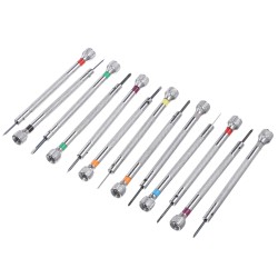 13pcs 0.6mm~2.0mm Watchmakers Eyeglasses Watch Screwdriver Precision Repair Tools Set 13pcs 0.6mm~2.0mm Watchmakers Eyeglasses Watch Screwdriver Precision Repair Tools Set