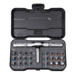 DUKA RS1 24 in 1 Multi-purpose Ratchet Wrench Screwdriver S2 Magnetic Bits Tools Set DIY Household Repair Tool DUKA RS1 24 in 1 Multi-purpose Ratchet Wrench Screwdriver S2 Magnetic Bits Tools Set DIY Household Repair Tool