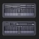 JM-GNT80 80 In 1 Precision Screwdrivers Multi-used DIY Repair Screw Driver 72PC S2 Bits With 2 Rods