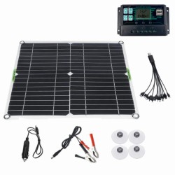 100W Solar Panel Kit 12V Battery Charger 10-100A Controller For Ship Motorcycles Boat 100W Solar Panel Kit 12V Battery Charger 10-100A Controller For Ship Motorcycles Boat