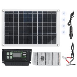 50W Solar Panel Kit MPPT Solar Charge Cotroller 12V Battery Charger 10-100A LCD Controller For Phone Caravan Van Boat 50W Solar Panel Kit MPPT Solar Charge Cotroller 12V Battery Charger 10-100A LCD Controller For Phone Caravan Van Boat