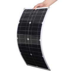 Semi-Flexible Solar Power Panel System kit Solar Panle Type-C USB Dual DC Port 5V/12V/18V W/ Solar Charge Controller Semi-Flexible Solar Power Panel System kit Solar Panle Type-C USB Dual DC Port 5V/12V/18V W/ Solar Charge Controller